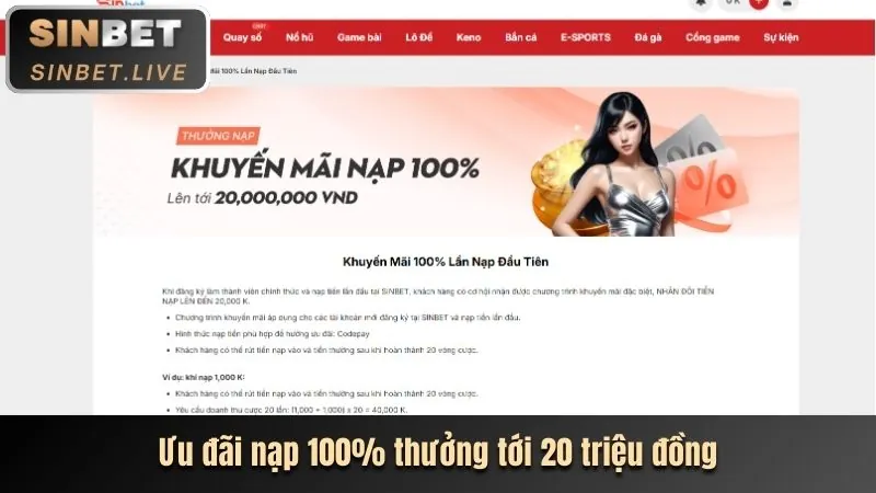 Hoàn Trả Thể Thao Không Giới Hạn